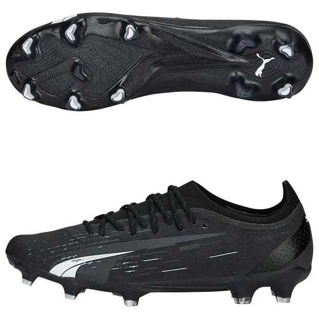 PUMA Ultra Ultimate FG/AG (Long Pile) Black x Red