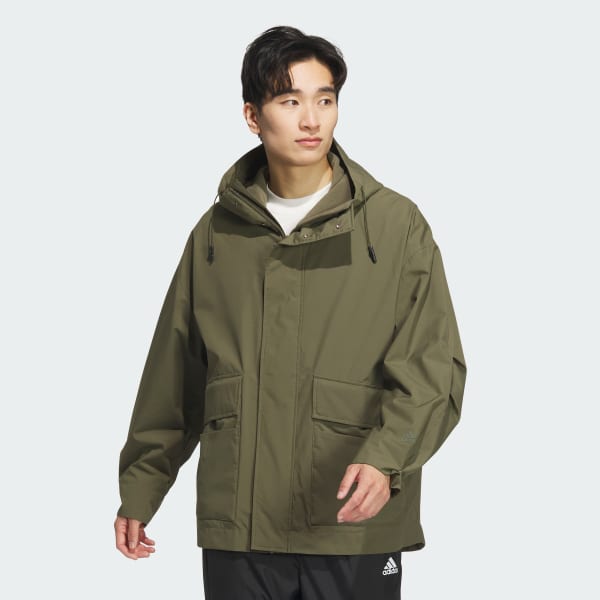 新潟天鵝 Adidas Musthaves Mountain Parka 鬆身款